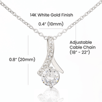 Alluring Beauty Necklace for Daughter-In-Law - Mother's Day Gift