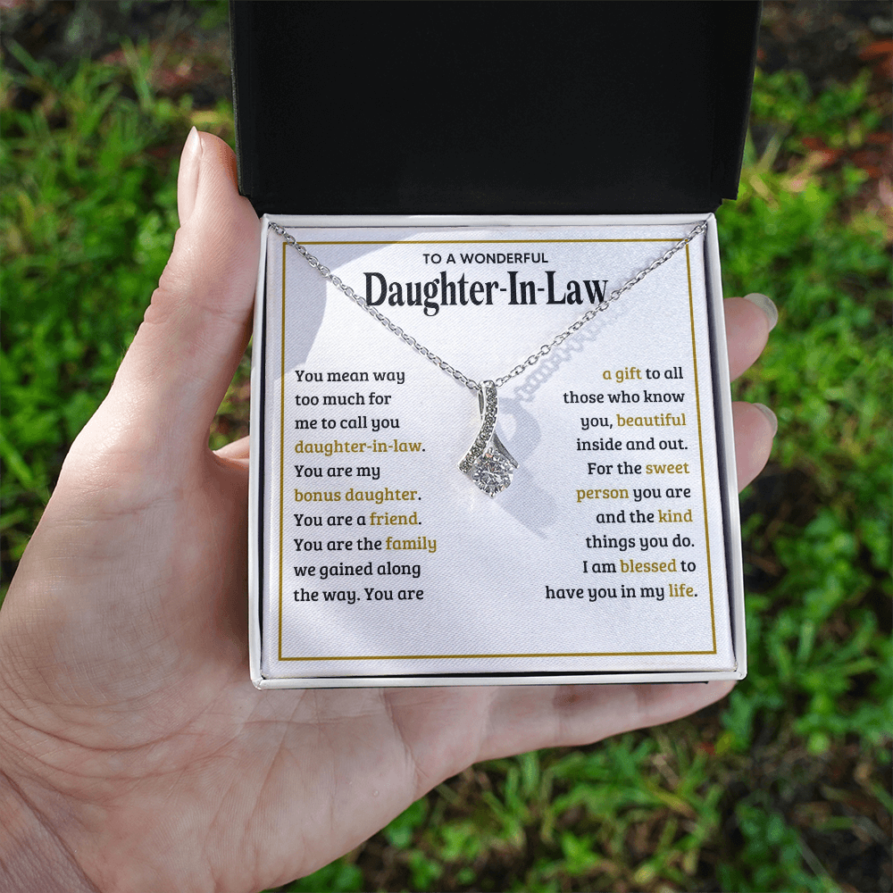 Alluring Beauty Necklace for Daughter-In-Law - Mother's Day Gift