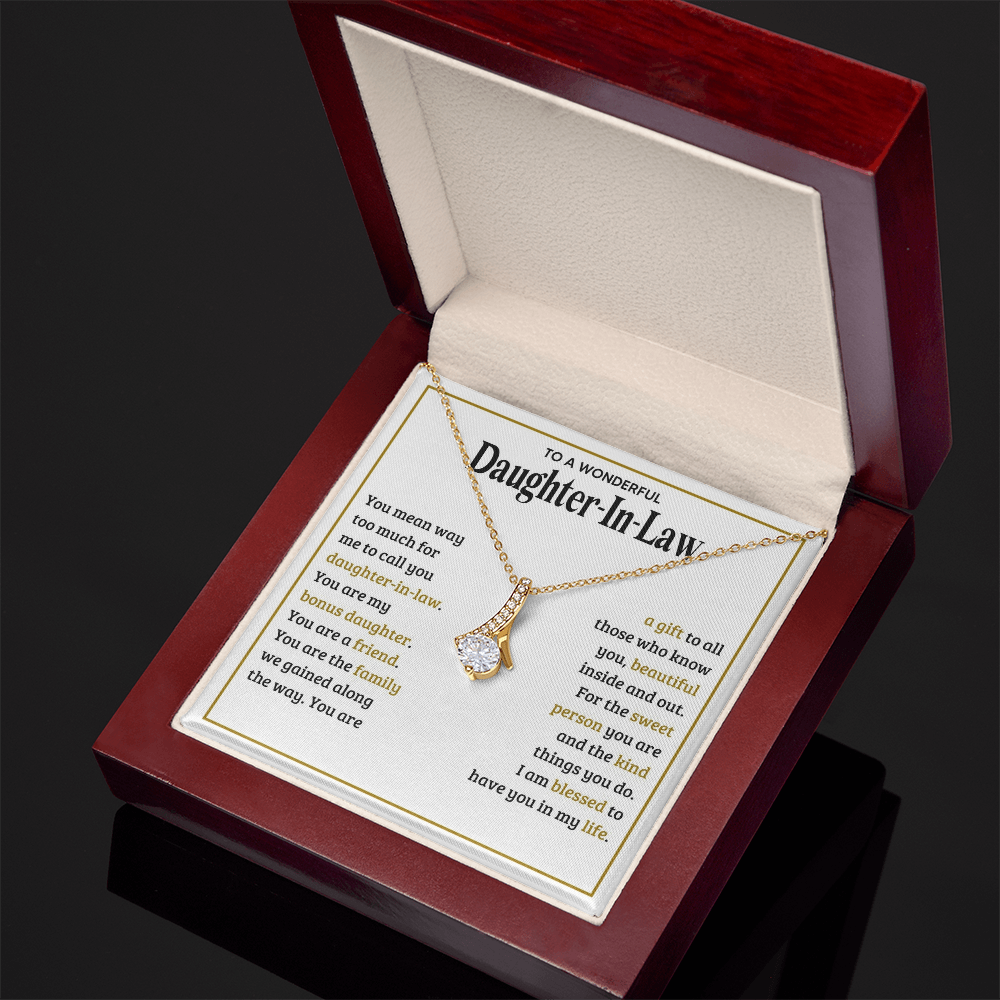 Alluring Beauty Necklace for Daughter-In-Law - Mother's Day Gift