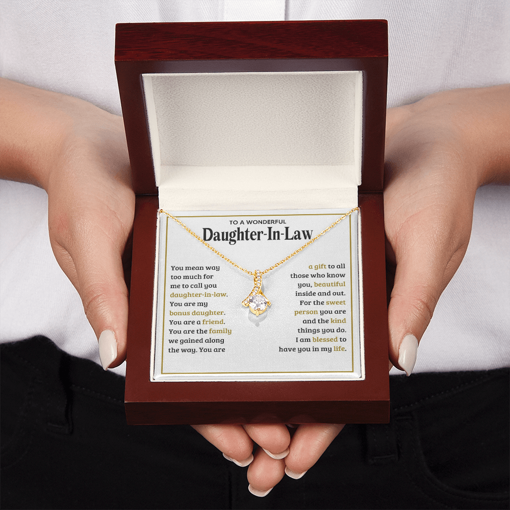Alluring Beauty Necklace for Daughter-In-Law - Mother's Day Gift