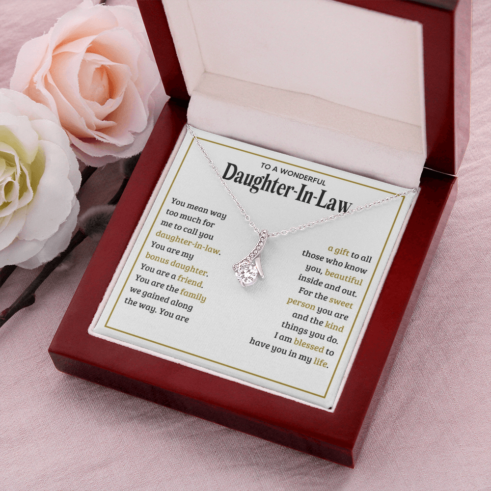 Alluring Beauty Necklace for Daughter-In-Law - Mother's Day Gift