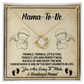 Love Knot Necklace – Gift for Mama - to - Be Celebrating the Start of Motherhood - TreasuredTale
