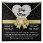 Love Knot Necklace – Funny Dog Mom Gift from Sock - Eating Pup - TreasuredTale