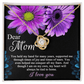 Love Knot Necklace – Gift for Mom from a Child Whose Heart Remains Connected to Home - TreasuredTale