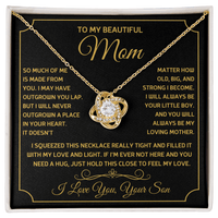 Love Knot Necklace – Gift for Mom from Son - TreasuredTale