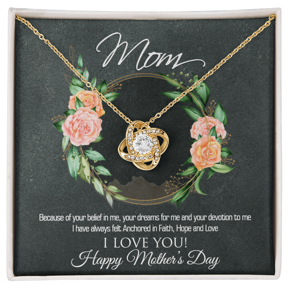 Love Knot Necklace - 12 - TreasuredTale
