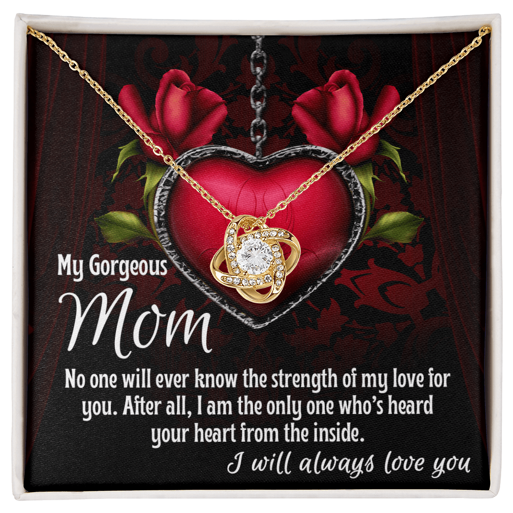 Love Knot Necklace – Gorgeous Mom Gift with Bond Forever - TreasuredTale