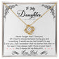 To My Daughter, I'm Always Right Here In Your Heart - TreasuredTale