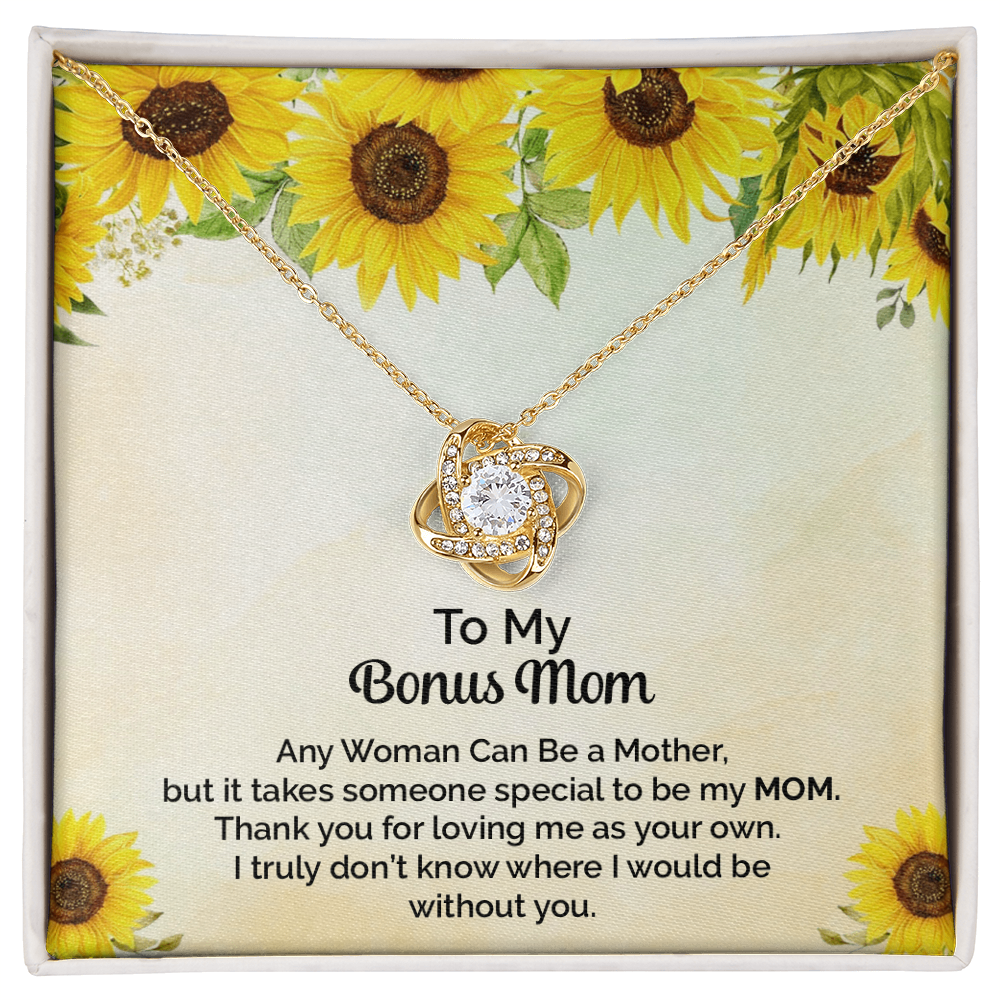 Love Knot Necklace for Stepmother / Bonus Mom - Mother's Day Gift