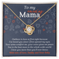 Love Knot Necklace – New Mom Gift from Baby and Daddy - TreasuredTale