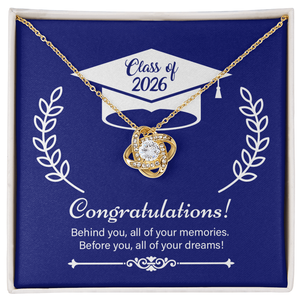 Love Knot Necklace - On Your Graduation Day