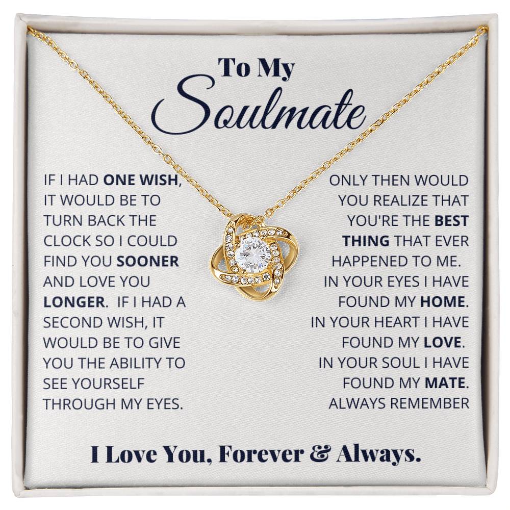 To My Soulmate, I Love You, Forever & Always - TreasuredTale