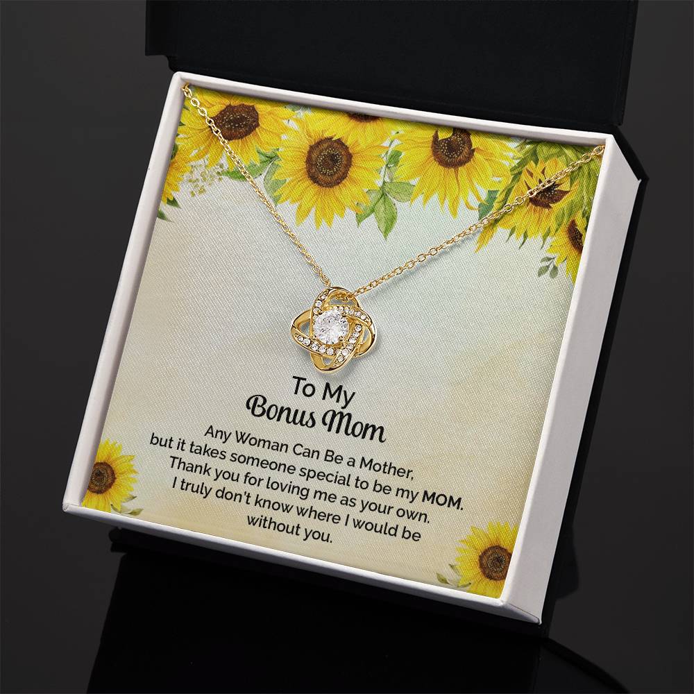 Love Knot Necklace for Stepmother / Bonus Mom