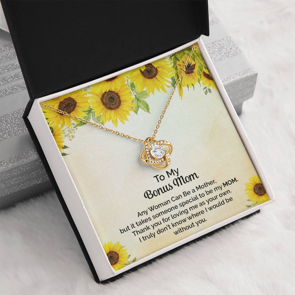 Love Knot Necklace for Stepmother / Bonus Mom