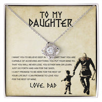 To My Daughter, You Will Never Lose, Gift for Daughter from Dad - TreasuredTale