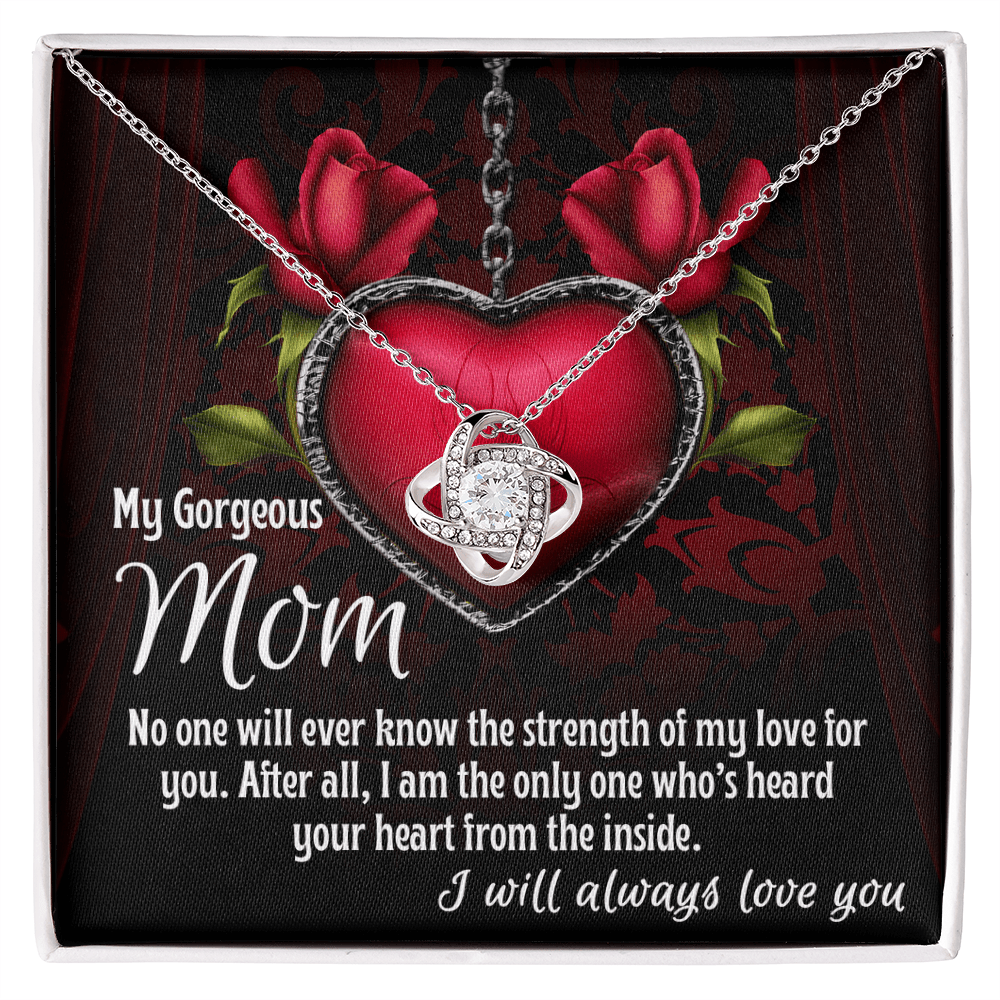 Love Knot Necklace – Gorgeous Mom Gift with Bond Forever - TreasuredTale