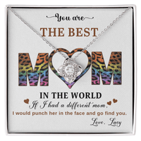 Love Knot Necklace – Personalized Funny Best Mom Gift from Daughter - TreasuredTale