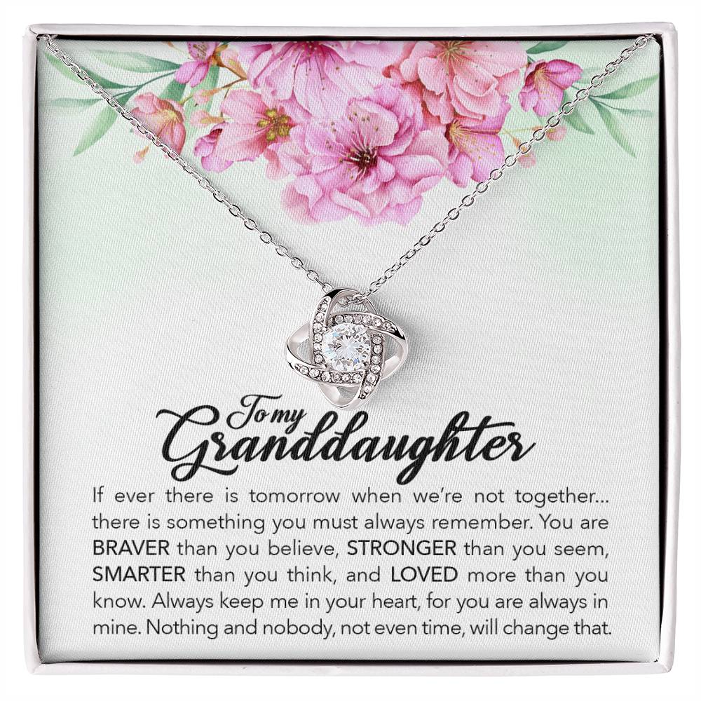 To My Granddaughter, Always Keep Me In Your Heart - TreasuredTale