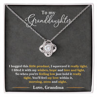 To My Granddaughter, You'll Feel My Love Within This - TreasuredTale