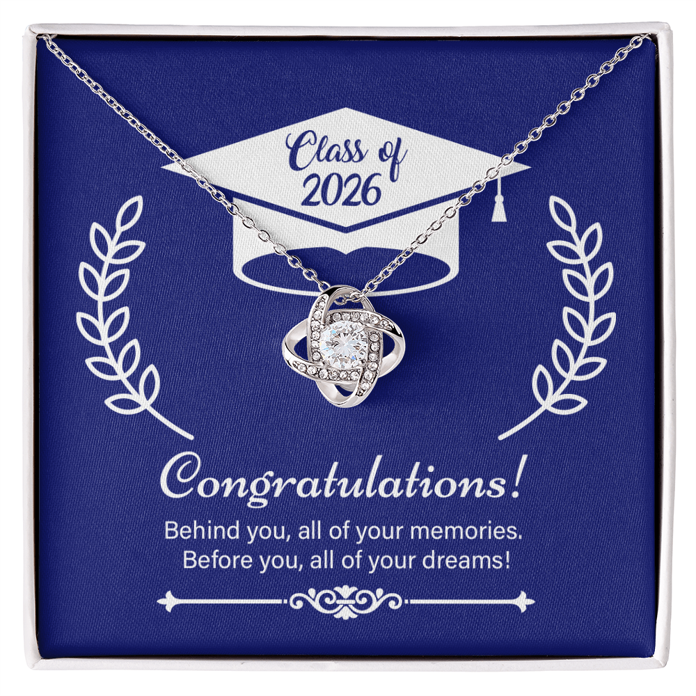 Love Knot Necklace - On Your Graduation Day