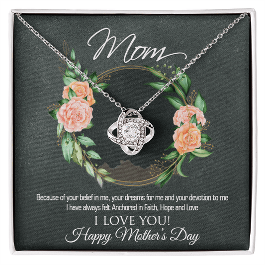 Love Knot Necklace - 12 - TreasuredTale