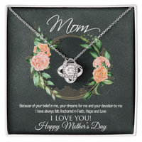 Love Knot Necklace - 12 - TreasuredTale