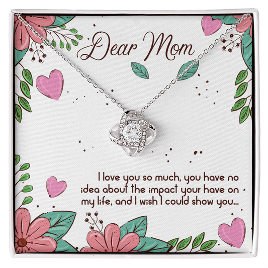 Love Knot Necklace - 9 - TreasuredTale