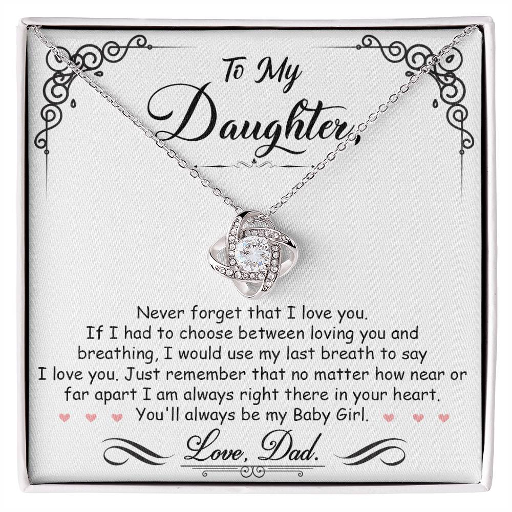 To My Daughter, I'm Always Right Here In Your Heart - TreasuredTale