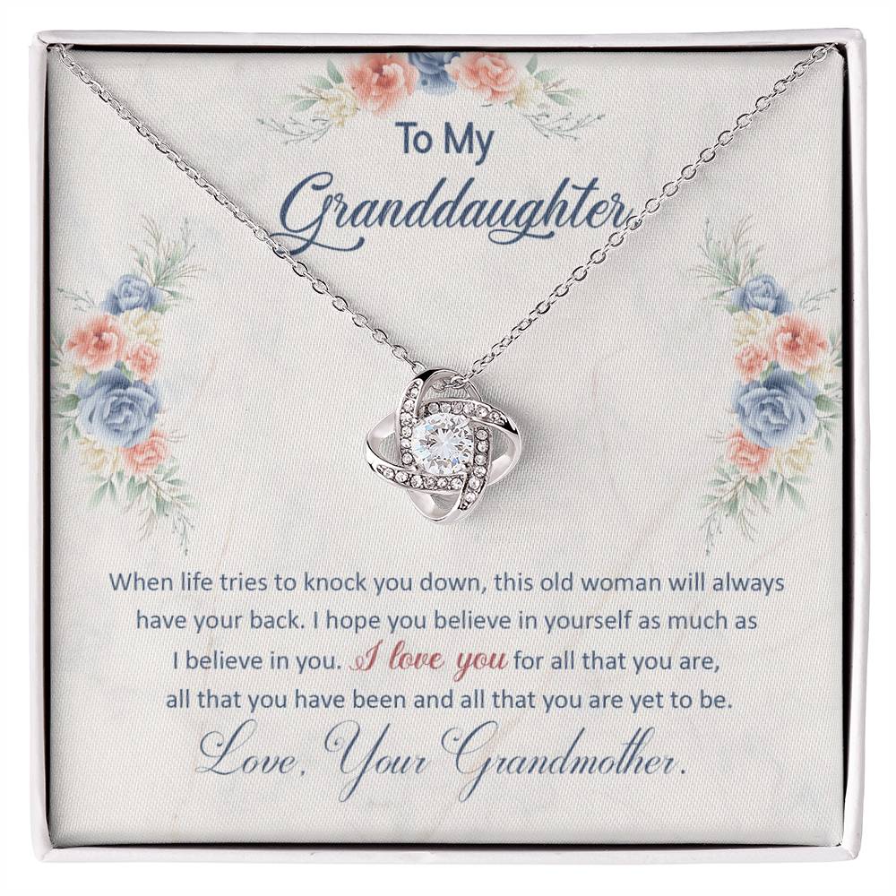 Granddaughter Necklace From Grandma – Love & Pride - TreasuredTale