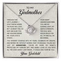 Love Knot Necklace - Godmother - 1 - TreasuredTale