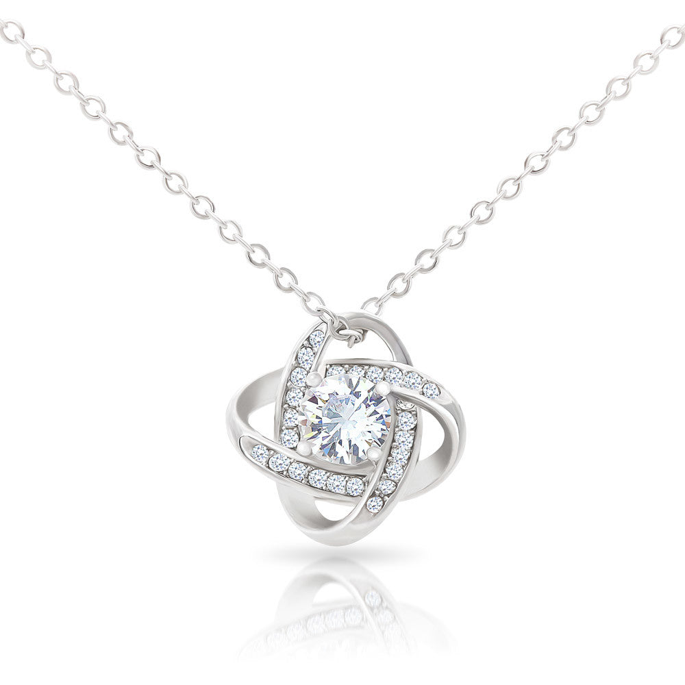 Love Knot Necklace for Mom from Daughter - Mother's Day Gift