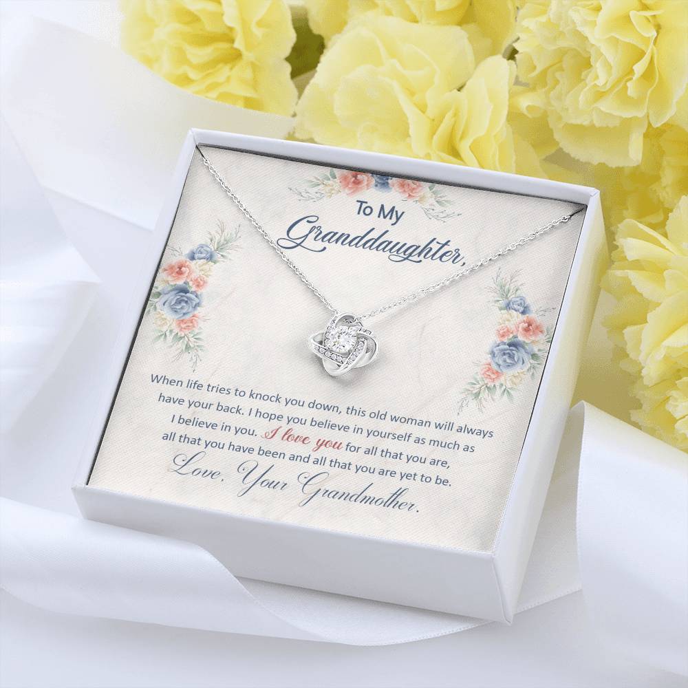 Granddaughter Necklace From Grandma – Love & Pride - TreasuredTale