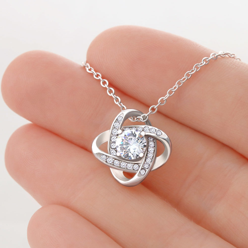 Love Knot Necklace for Mom from Daughter - Mother's Day Gift
