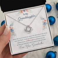 Granddaughter Necklace From Grandma – Love & Pride - TreasuredTale