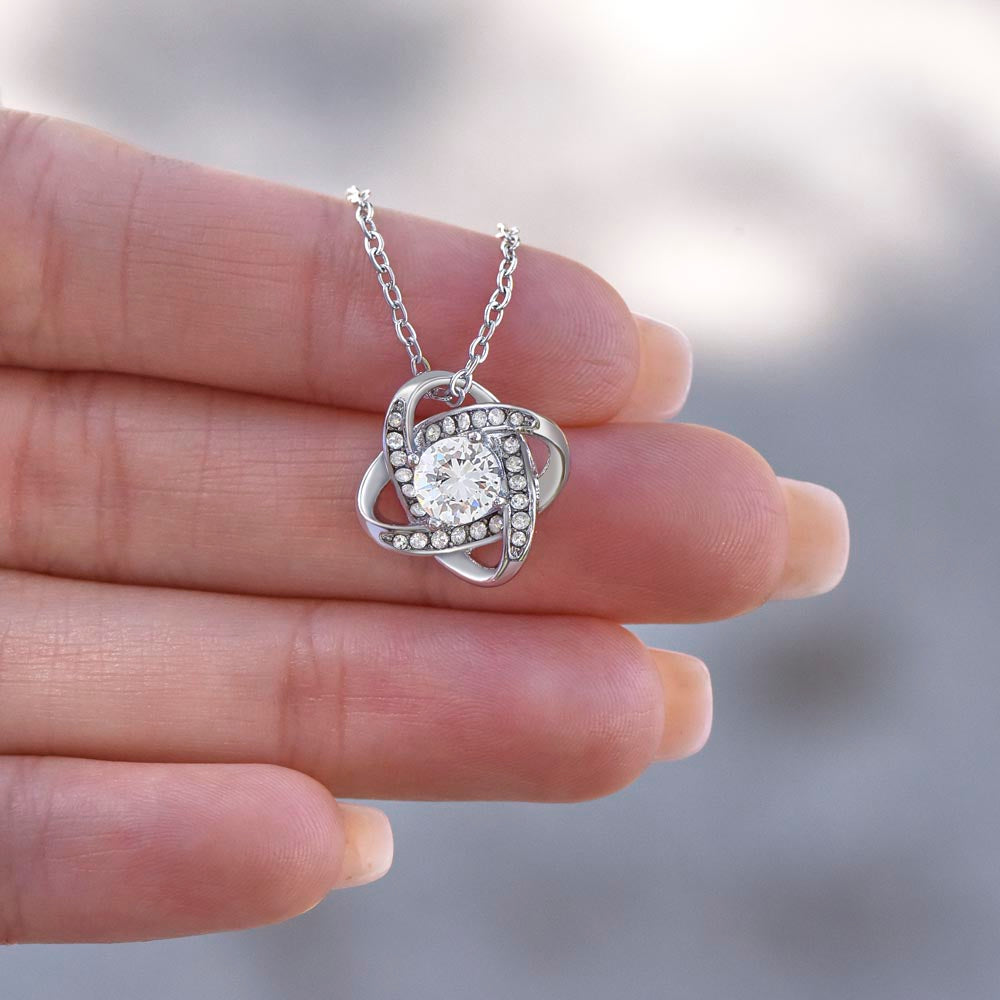 Love Knot Necklace for Stepmother / Bonus Mom - Mother's Day Gift