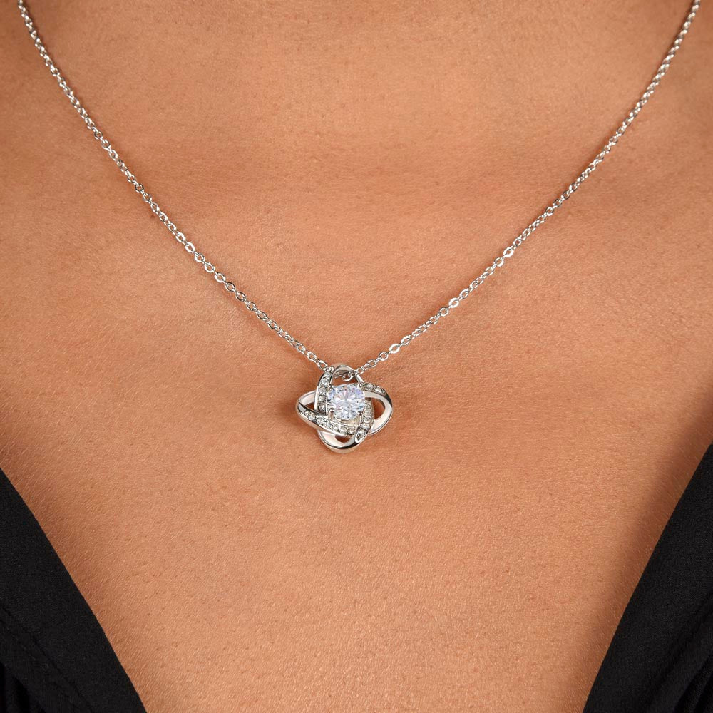 Love Knot Necklace for Mom from Son - Mother's Day Gift - To My Loving Mom