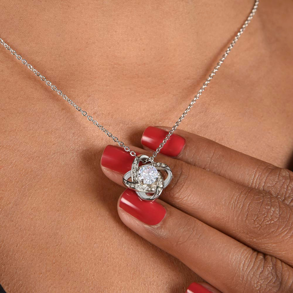 Love Knot Necklace for Mom from Daughter - Mother's Day Gift