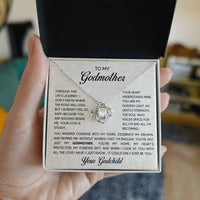 Love Knot Necklace - Godmother - 1 - TreasuredTale