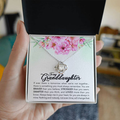 To My Granddaughter, Always Keep Me In Your Heart - TreasuredTale