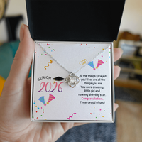 Love Knot Necklace - Senior Graduation, Gift for Daughter
