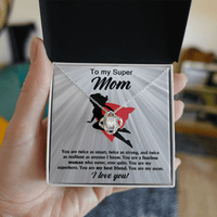 Love Knot Necklace – Empowering Gift for a Super Mom Who's Strong, Fearless and Full of Love - TreasuredTale