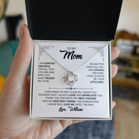 Love Knot Necklace for Mom from Son - Mother's Day Gifr