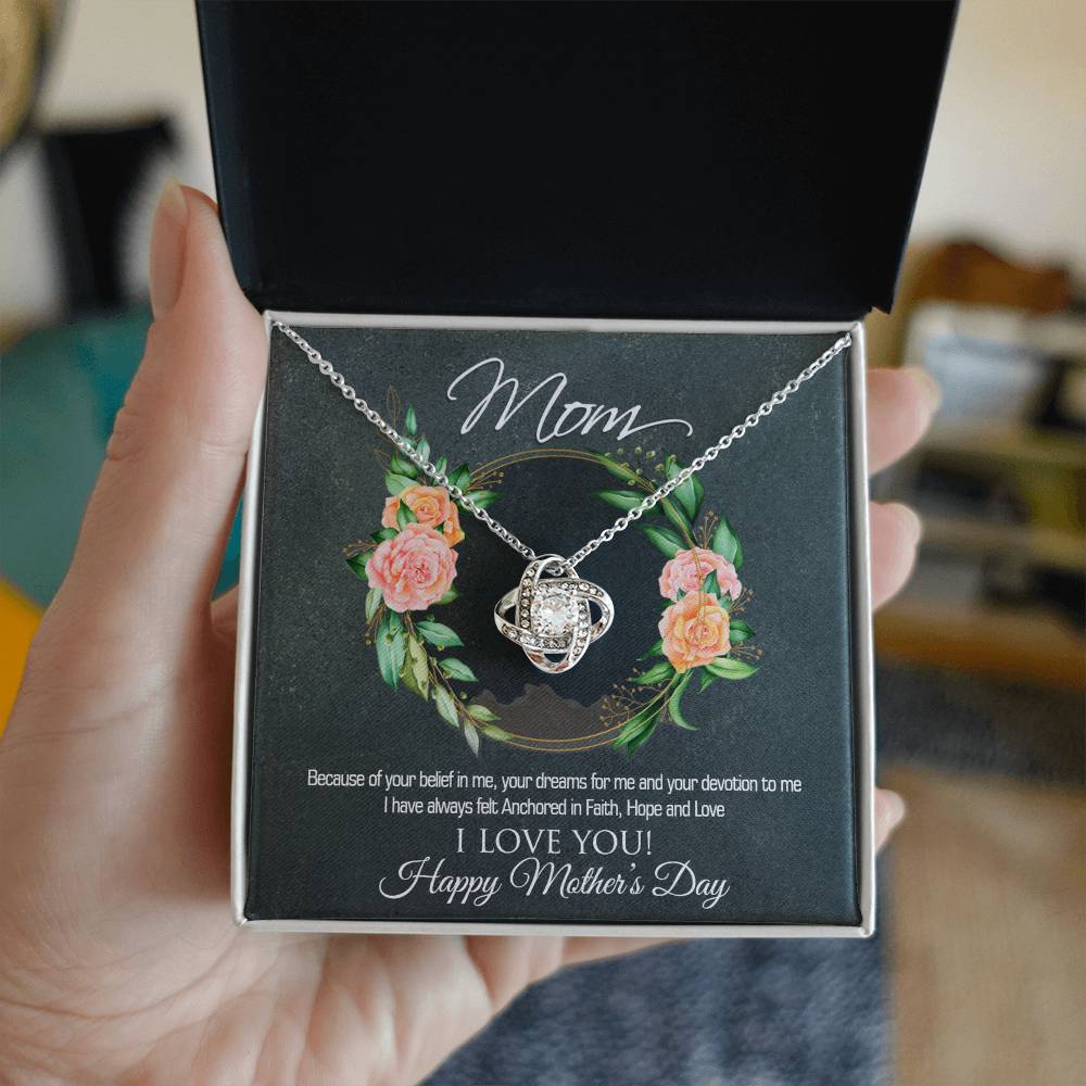Love Knot Necklace - 12 - TreasuredTale