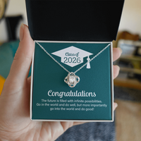 Love Knot Necklace - Go Into The World And Do Well