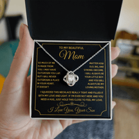 Love Knot Necklace – Gift for Mom from Son - TreasuredTale