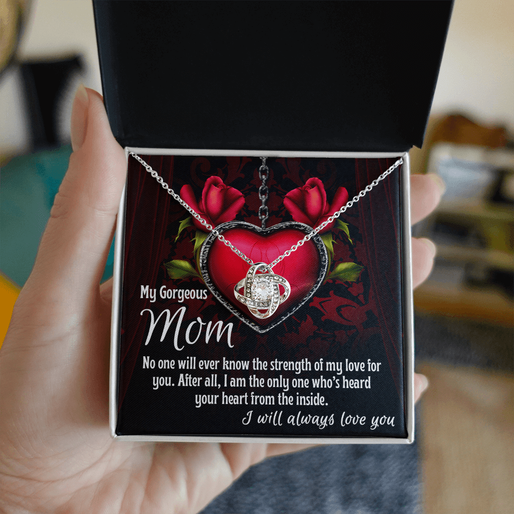 Love Knot Necklace – Gorgeous Mom Gift with Bond Forever - TreasuredTale