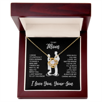 Love Knot Necklace for Mom from Son - Mother's Day Gifr - I Know It's Difficult