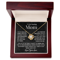 Love Knot Necklace – Loving Mom Gift from Son - TreasuredTale