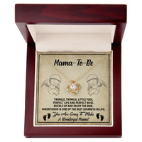 Love Knot Necklace – Gift for Mama - to - Be Celebrating the Start of Motherhood - TreasuredTale