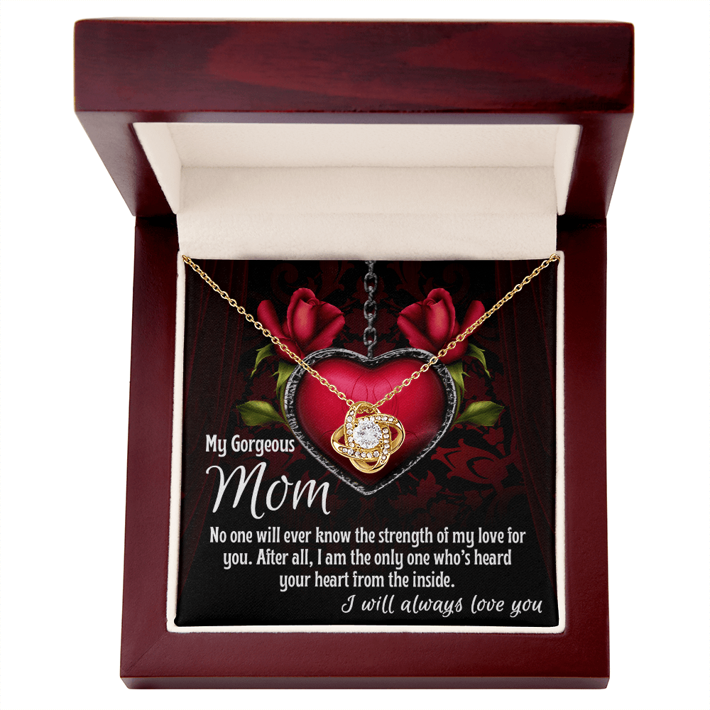 Love Knot Necklace – Gorgeous Mom Gift with Bond Forever - TreasuredTale
